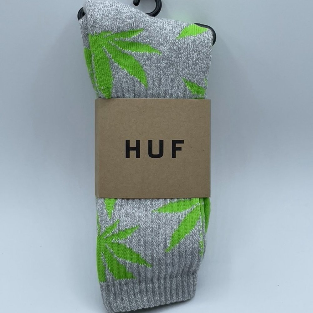 3/$20 HUF PlantLife Weed Crew Socks One Size